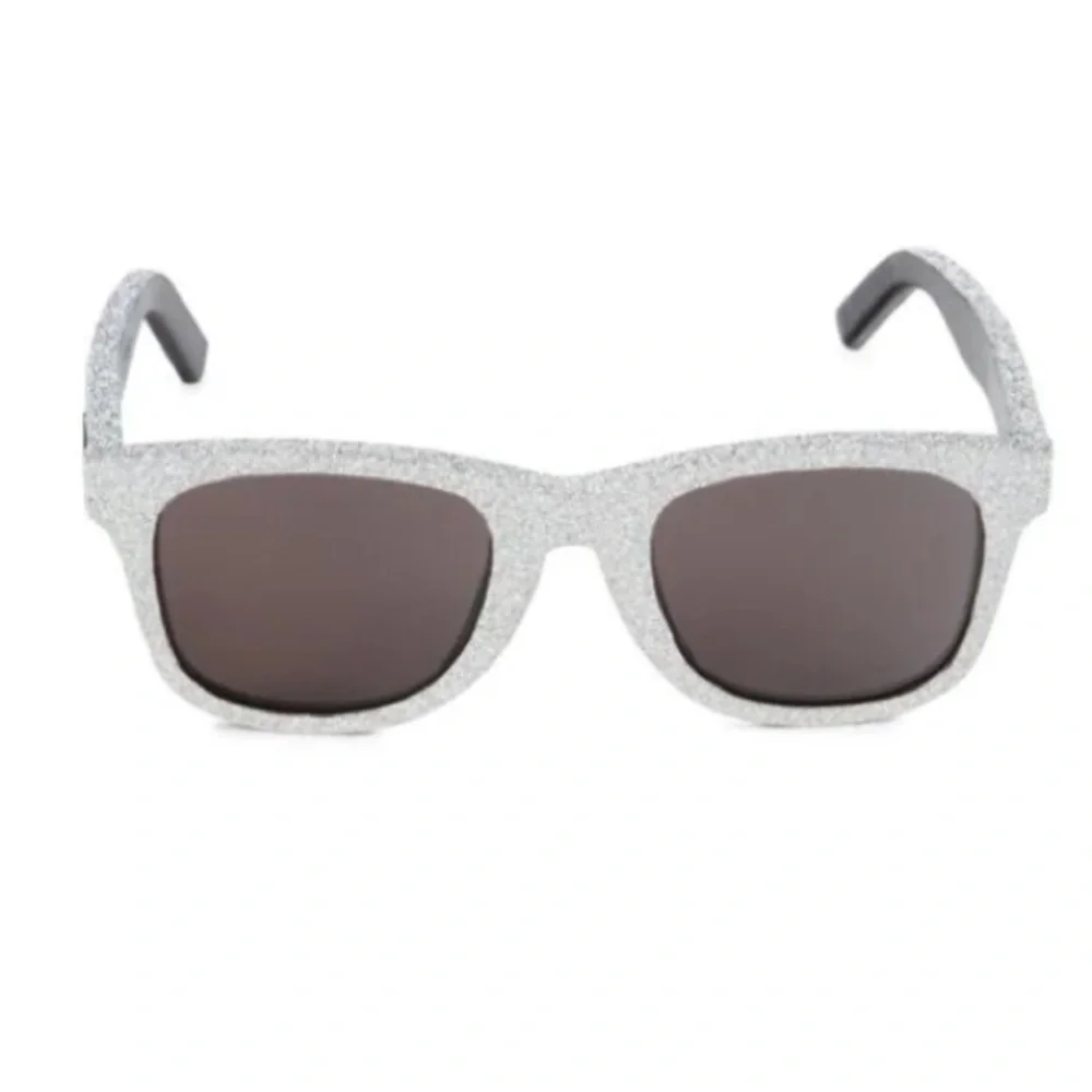 NEW Saint Laurent 50MM Square Glitter Sunglasses